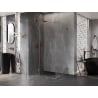 Mexen Lunar T cabine de douche pivotante gauche 110 x 90 cm, transparent, or rose - 834T-110-090-60-00-L