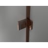 Mexen Lunar T cabine de douche pivotante gauche 110 x 90 cm, transparent, or rose - 834T-110-090-60-00-L
