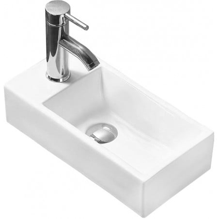 Mexen Inez lavabo sur plan droit 41 x 21 cm, blanc - 21484000R