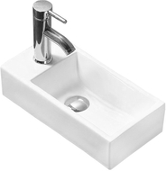 Mexen Inez lavabo à poser droit 40 x 20 cm, blanc - 21484000R