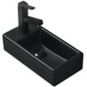 Mexen Inez lavabo autoportant droit 40 x 20 cm, noir mat - 21484085R