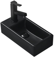 Mexen Inez lavabo autoportant droit 40 x 20 cm, noir mat - 21484085R