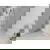 Mexen Roma cabine de douche battante 70 x 70 cm, transparent, chrome + receveur Flat - 854-070-070-01-00-4010