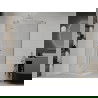 Mexen Roma cabine de douche pivotante 100 x 100 cm, transparent, chrome + receveur Flat - 854-100-100-01-00-4010