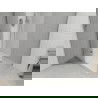 Cabine de douche pliante Mexen Roma 80 x 70 cm, transparent, chrome + receveur Flat - 854-080-070-01-00-4010