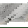 Cabine de douche pliante Mexen Roma 80 x 70 cm, transparent, chrome + receveur Flat - 854-080-070-01-00-4010