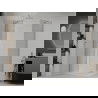 Mexen Roma cabine de douche pivotante 100 x 70 cm, transparent, chrome + receveur plat - 854-100-070-01-00-4010