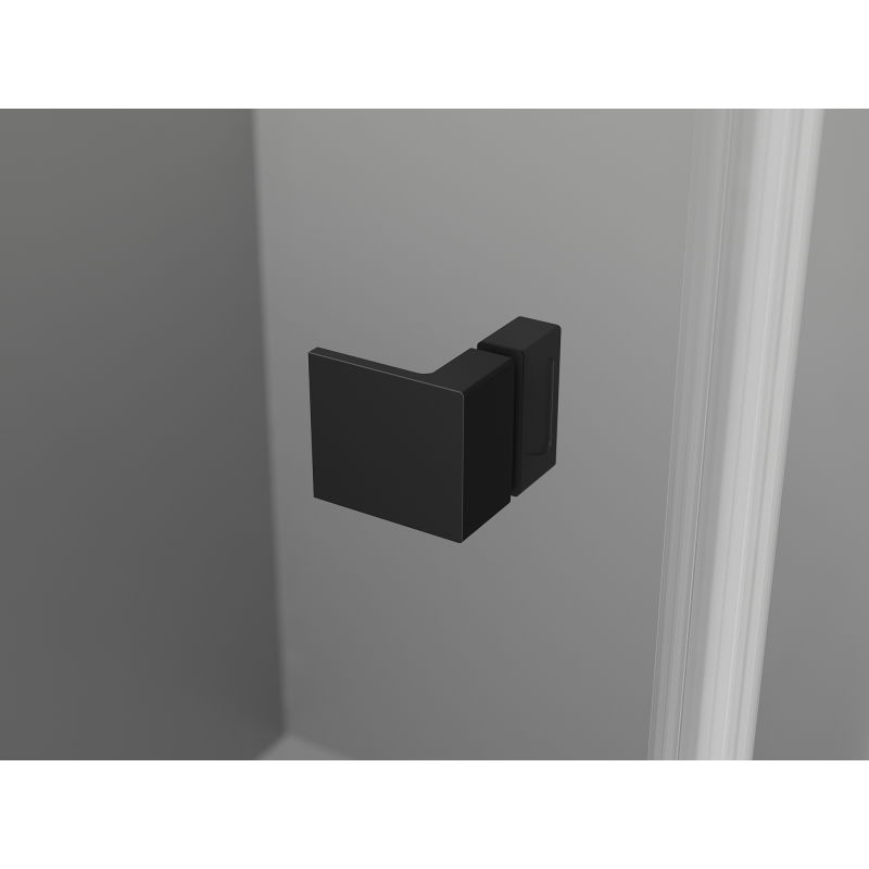 Mexen Lunar T cabine de douche pivotante gauche 120 x 100 cm, transparent, noir - 834T-120-100-70-00-L