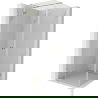 Mexen Lunar T cabine de douche pivotante gauche 110 x 110 cm, transparent, or - 834T-110-110-50-00-L