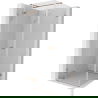 Mexen Lunar T cabine de douche pivotante gauche 120 x 120 cm, transparent, cuivre brossé - 834T-120-120-65-00-L