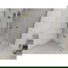 Mexen Roma cabine de douche pivotante 70 x 100 cm, transparente, or + receveur plat - 854-070-100-50-00-4010