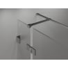 Mexen Lunar T cabine de douche pivotante gauche 130 x 110 cm, transparent, gun metal - 834T-130-110-95-00-L