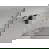 Mexen Roma Duo cabine de douche pivotante 70 x 70 cm, transparent, chrome + receveur plat - 854-070-070-01-02-4010
