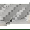 Mexen Roma Duo cabine de douche battante 90 x 90 cm, transparent, chrome + receveur Plat - 854-090-090-01-02-4010