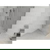 Mexen Roma Duo cabine de douche battante 90 x 90 cm, transparent, chrome + receveur Plat - 854-090-090-01-02-4010