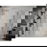 Mexen Roma Duo cabine de douche pivotante 100 x 100 cm, transparent, chrome + receveur Plat - 854-100-100-01-02-4010