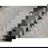 Mexen Roma Duo cabine de douche pivotante 100 x 100 cm, transparent, chrome + receveur Plat - 854-100-100-01-02-4010
