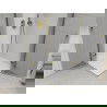 Mexen Roma Duo cabine de douche pivotante 100 x 100 cm, transparent, or + receveur plat - 854-100-100-50-02-4010G