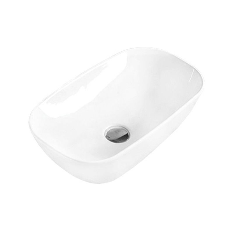 Mexen Klara lavabo de comptoir 46 x 23 cm, Blanc - 21564600