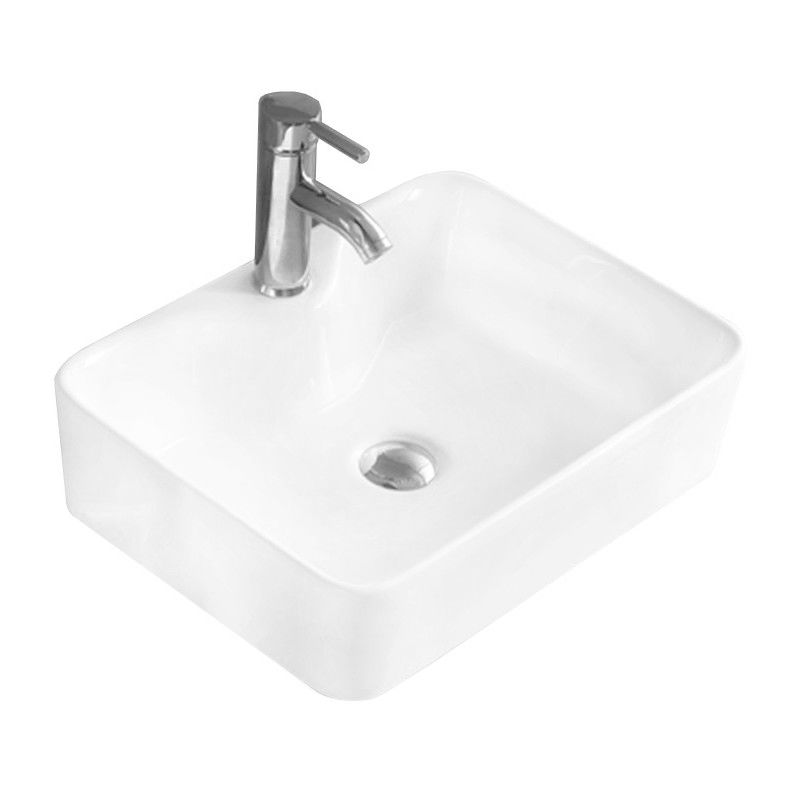 Mexen Eva lavabo de comptoir 48 x 37 cm, Blanc - 21424900