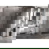 Cabine de douche battante droite Mexen Lunar T 140 x 120 cm, transparent, chrome - 834T-140-120-01-00-P
