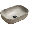 Mexen Rita lavabo de comptoir 45 x 32 cm, Pierre beige - 21084597