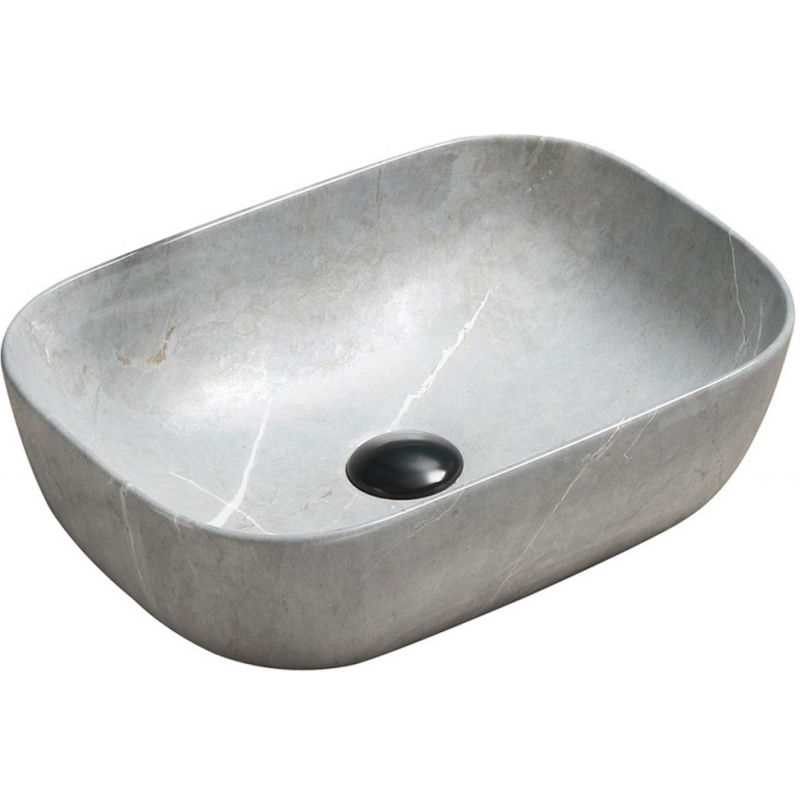 Mexen Rita lavabo de comptoir 45 x 32 cm, Gris pierre - 21084596