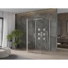 Mexen Omega-3S cabine de douche 3 parois, coulissante 100 x 100 cm, transparent, chrome - 825-100-100-01-00-3S