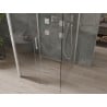 Mexen Omega-3S cabine de douche 3 parois, coulissante 100 x 100 cm, transparent, chrome - 825-100-100-01-00-3S