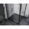 Mexen Apia cabine de douche coulissante 90 x 90 cm, transparent, noir - 840-090-090-70-00