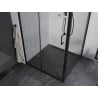 Mexen Apia cabine de douche coulissante 90 x 90 cm, transparent, noir - 840-090-090-70-00
