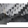 Mexen Apia cabine de douche coulissante 90 x 90 cm, transparente, noire - 840-090-090-70-00