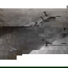 Mexen Lunar cabine de douche pivotante gauche 100 x 70 cm, transparent, gun gray brossé - 834-100-070-66-00-L