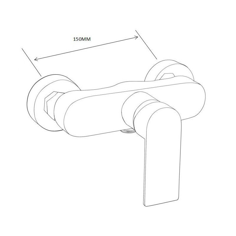 Mexen Royo DQ62 ensemble de douche, blanc - 72214DQ62-20