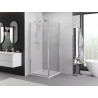 Mexen Exo-B cabine de douche pivotante 95 x 95 cm, transparente, chrome - 817-095-095-01-00