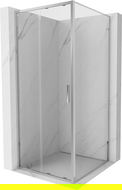 Mexen Exo cabine de douche coulissante 95 x 95 cm, transparent, chrome - 8151-095-095-01-00