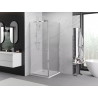 Mexen Exo-S cabine de douche coulissante 95 x 95 cm, transparent, chrome - 8151-095-095-01-00