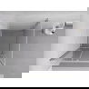 Mexen Exo cabine de douche coulissante 95 x 95 cm, transparent, chrome - 8151-095-095-01-00