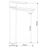 Mexen Royo DF05 ensemble de bain, doré - 72213DF05-50
