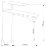 Mexen Royo R05 ensemble de bain, doré - 72203R05-50