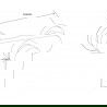 Mexen Royo DF05 ensemble de douche, blanc - 72204DF05-20