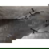 Mexen Lunar cabine de douche pivotante gauche 85 x 80 cm, transparent, noir - 834-085-080-70-00-L