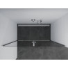 Mexen Pretoria Duo portes de douche battantes 170 cm, transparentes, chromées - 852-170-000-02-00