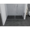 Mexen Pretoria Duo des portes de douche pivotantes 180 cm, transparentes, chromées - 852-180-000-02-00