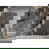 Mexen Lima cabine de douche pliante 70 x 100 cm, graphite, chrome - 856-070-100-01-40