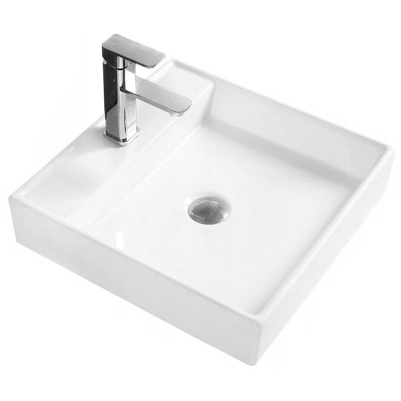Mexen Blanca lavabo de comptoir 44 x 44 cm, Blanc - 21624400