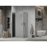 Mexen Lima cabine de douche pliante 80 x 100 cm, graphite, chrom - 856-080-100-01-40