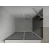 Mexen Lima cabine de douche pliable 80 x 120 cm, graphite, chrome - 856-080-120-01-40