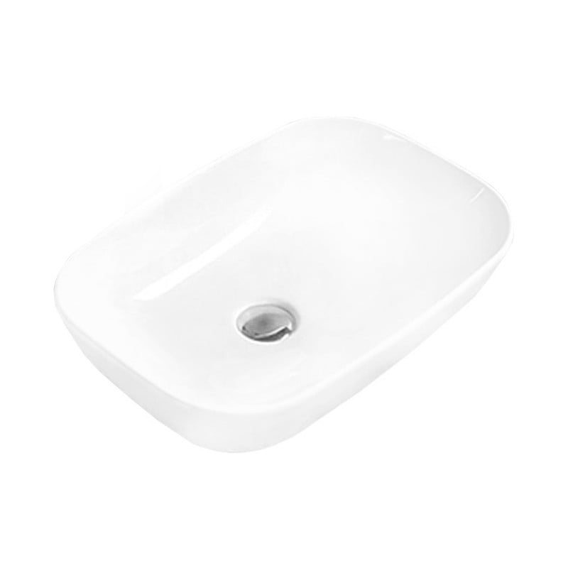 Mexen Luna lavabo à poser 50 x 35 cm, blanc - 21635000