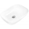 Mexen Luna lavabo à poser 50 x 35 cm, blanc - 21635000